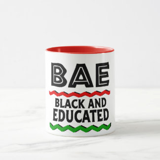 BAEブラックと教育を受けたマグカップ マグカップ