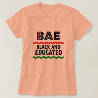 BAEブラックと教育Tシャツ Tシャツ