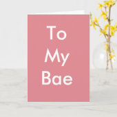 Bae私のカードへのハッピーバースデー カード (黄色い花)