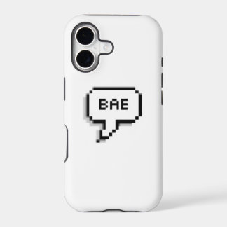 "Bae"のスピーチの泡場合