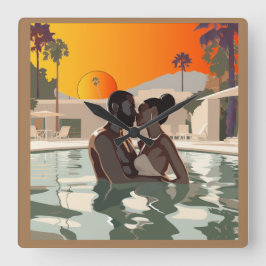 BAE – カチオン#1壁時計 スクエア壁時計