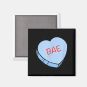 “bae” コンバーセーションハート バレンタインデー マグネット (正面/裏面)
