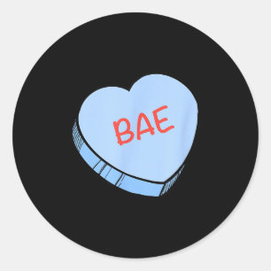 “bae” コンバーセーションハート バレンタインデー ラウンドシール