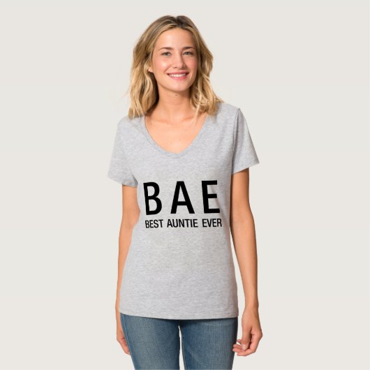 BAE 最高の AUNTIE EVER Tシャツ (正面フル)