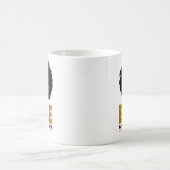 BAE:黒人で教育を受けたアフリカ人女性 コーヒーマグカップ (中央)