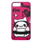 bae bae cats fucsia Case-Mate iPhoneケース (裏面)