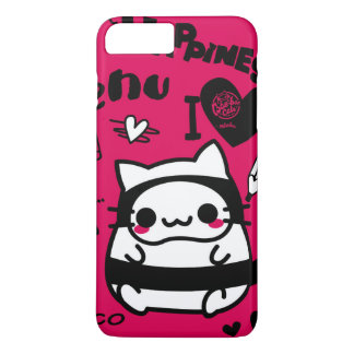 bae bae cats fucsia iPhone 8 plus/7 plusケース