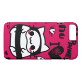 bae bae cats fucsia Case-Mate iPhoneケース (裏面(横))