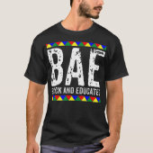 BAE Black And Educated  Black History Month  Tシャツ (正面)