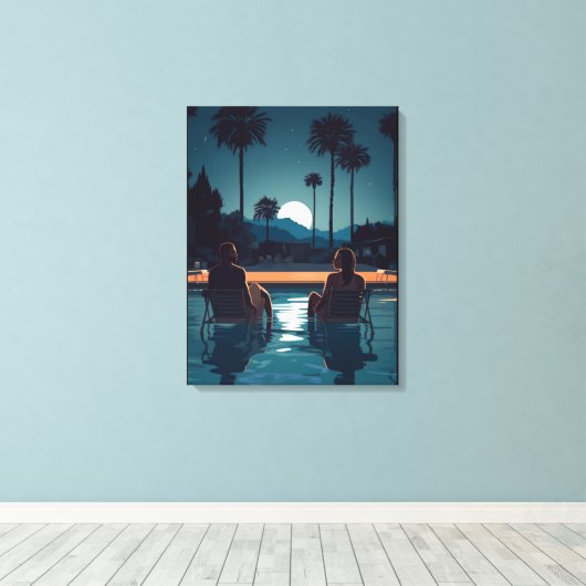 BAE-CATION #4はがき キャンバスプリント (インサイチュ (ウッドフロア))