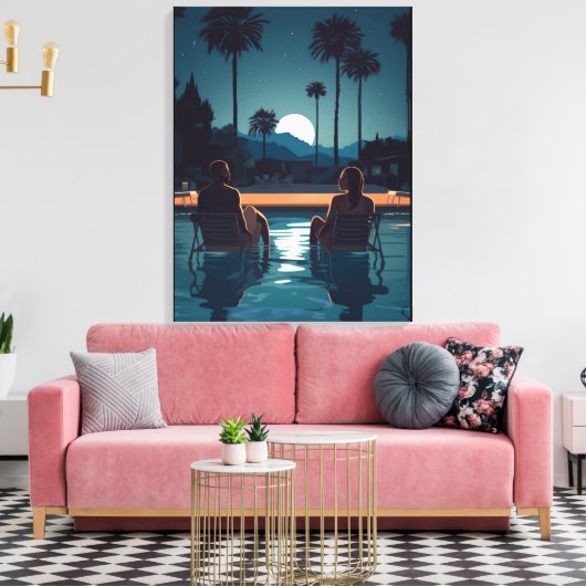 BAE-CATION #4はがき キャンバスプリント (インサイチュ (リビング))