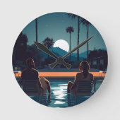 BAE-CATION #4はがき ラウンド壁時計 (正面)