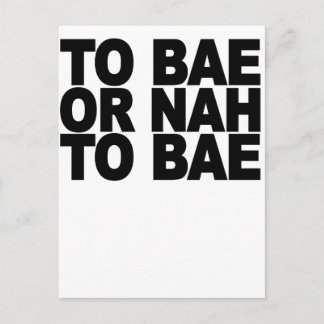 BAE.PNGにBAEまたはNAHに ポストカード