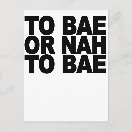 BAE.PNGにBAEまたはNAHに ポストカード (正面)