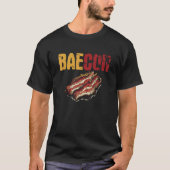 Baecon Bacon   Bacon Bae  Pun Tシャツ (正面)