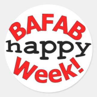 BAFAB Weekのステッカー(sm) ラウンドシール