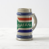 BAFANA BAFANAの旗 ビールジョッキ (正面右)