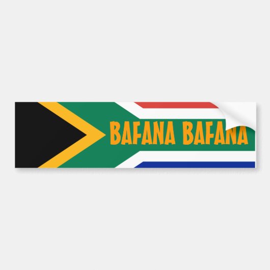 BAFANA BAFANA バンパーステッカー (正面)