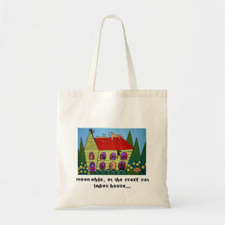 Bag熱狂するな猫の女性 トートバッグ