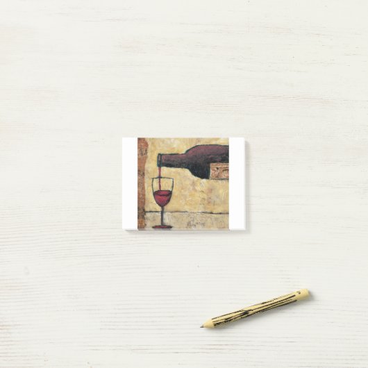 BAG04赤いWine.tif ポストイット (デスク上)