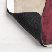 BAG05赤いVase.tif マウスパッド (コーナー)