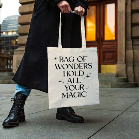 “Bag of Wonders – Hold All Your Magic” Tote Bag トートバッグ
