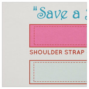 Bag~SaveをPlanet~Cut&Sew私達のBubblegumのピンク救って下さい ファブリック