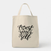 Bag Trust yourself トートバッグ (裏面)