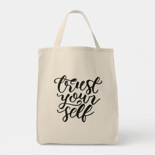 Bag Trust yourself トートバッグ (裏面)
