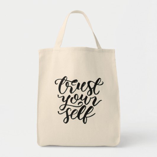 Bag Trust yourself トートバッグ (正面)