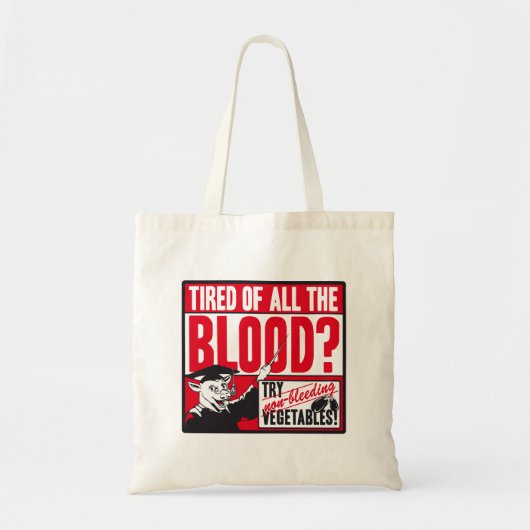 BAG "VEGETARIAN" トートバッグ (正面)