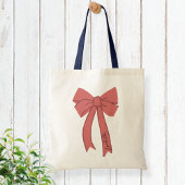 Bag wedding bow cute Modern トートバッグ