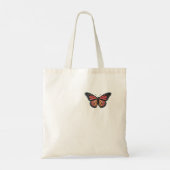 Bag with Crimson Butterfly- Elegant and stylish トートバッグ (裏面)