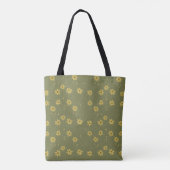 Bag with daisies, shopping bag with charming トートバッグ (裏面)