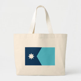 Bag with Flag of Minnesota, USA ラージトートバッグ