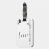 Bagagebricka — Kungshögarna ラゲッジタグ (裏面縦)