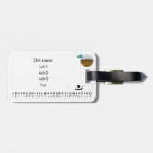 Bagagebricka — Kungshögarna ラゲッジタグ (裏面横)