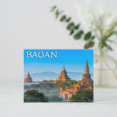 Bagan, Myanmar (Burma) Postcard ポストカード (スタンド正面)