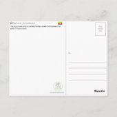 Bagan, Myanmar Travel Postcard ポストカード (裏面)