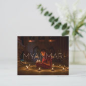 Bagan, Myanmar Travel Postcard ポストカード (スタンド正面)