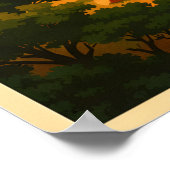 Bagan Myanmar - Vintage Travel  ポスター (角)