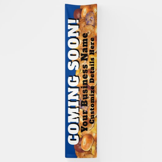 Bagelビジネスバナー来すぐにカスタマイズ 横断幕 (縦)