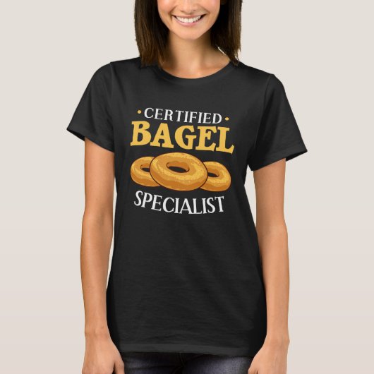 Bagel  For Bagels Tシャツ (正面)