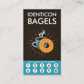 Bagel Loyalty Punch Card ロイヤリティカード (正面)