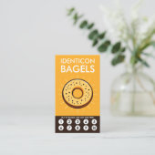 Bagel Loyalty Punch Card ロイヤリティカード (スタンド正面)