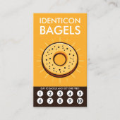 Bagel Loyalty Punch Card ロイヤリティカード (正面)