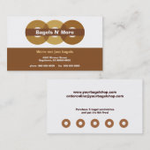 Bagel Shop Rewards名刺 ロイヤリティカード (正面/裏面)