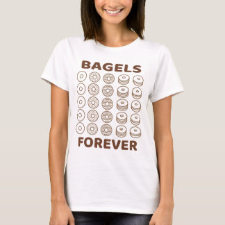 Bagels Forever Minimal Icon Design Tシャツ