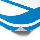 Baggage Check / Claim Highway Sign ポスター (角)