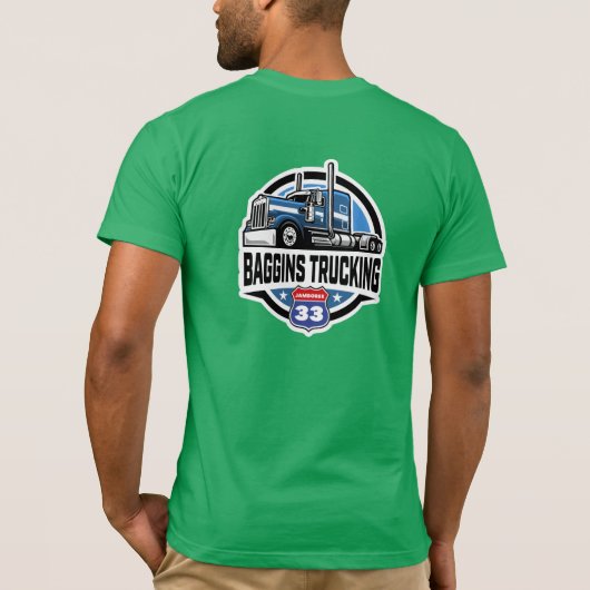 Baggins Trucking Tシャツ (裏面)